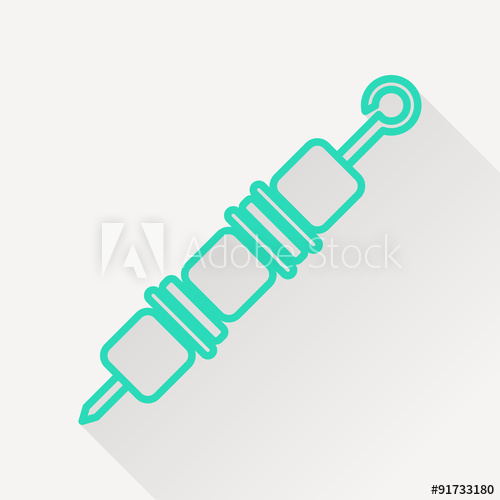 500x500 Vector Meat On The Spit Icon