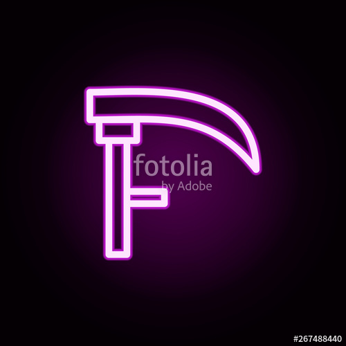 500x500 Spit Neon Icon Elements Of Autumn Set Simple Icon For Websites