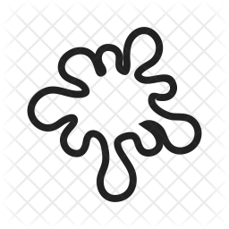 256x256 Splash Icon Of Line Style