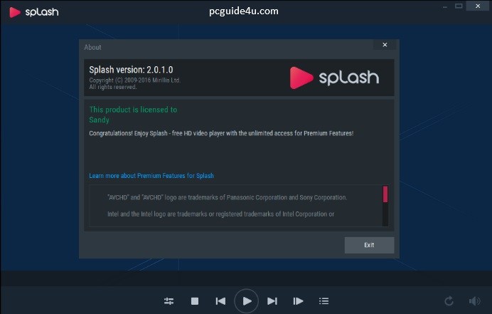 692x441 Hd Video Player Splash Pro