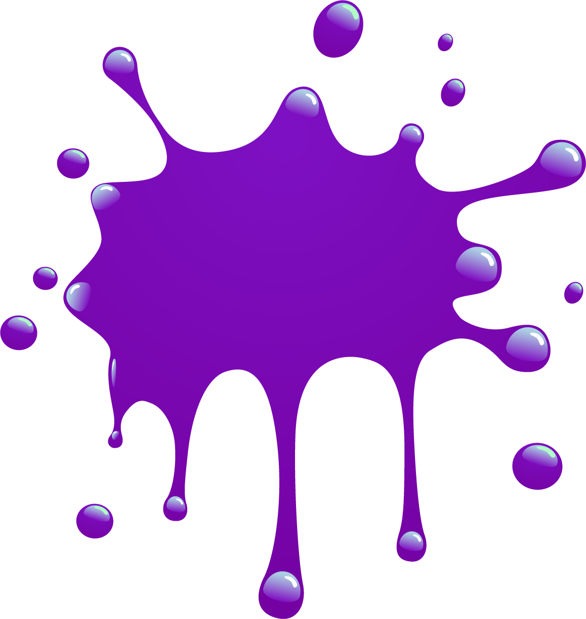 1158x1222 Purple Splat Png