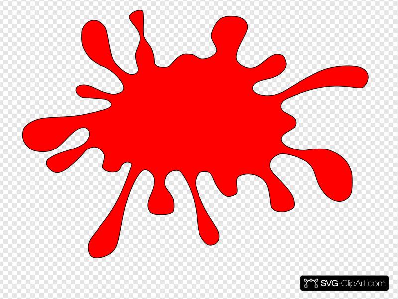 800x600 Splat Clip Art, Icon