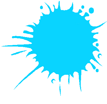 342x331 Turquoise Splat Png