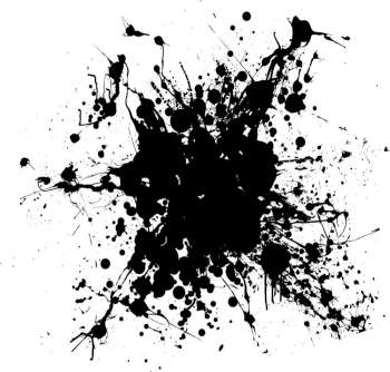 350x334 You Searched For Black And White Ink Splat Icon With Room To Add