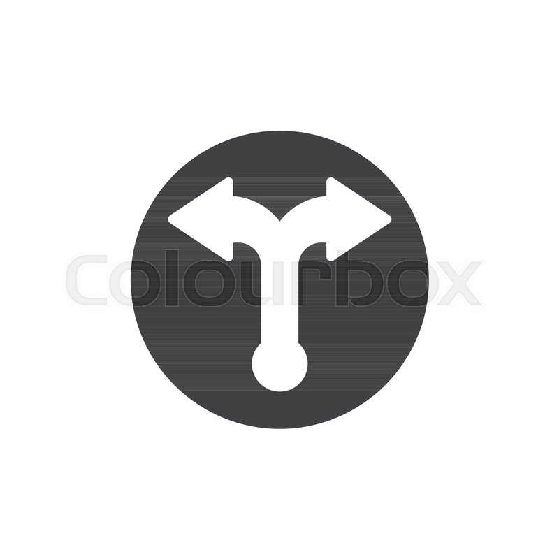 800x800 Two Way Arrows Icon Vector, Filled Stock Vector Colourbox