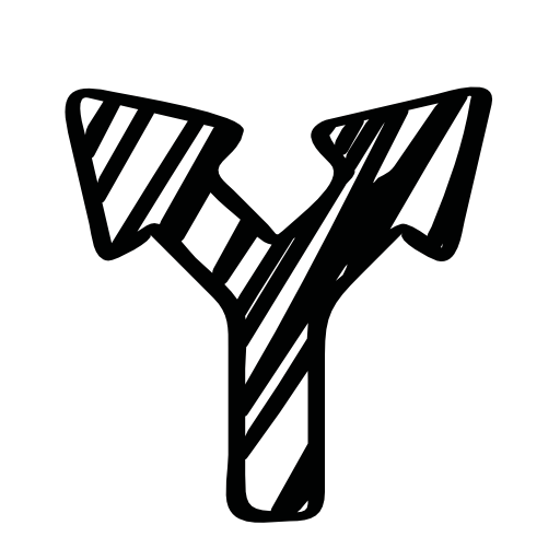 512x512 Up Split Arrow Icon Free Icons Download