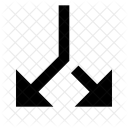 256x256 Split Icon Of Line Style