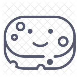 256x256 Sponge Icon Of Line Style