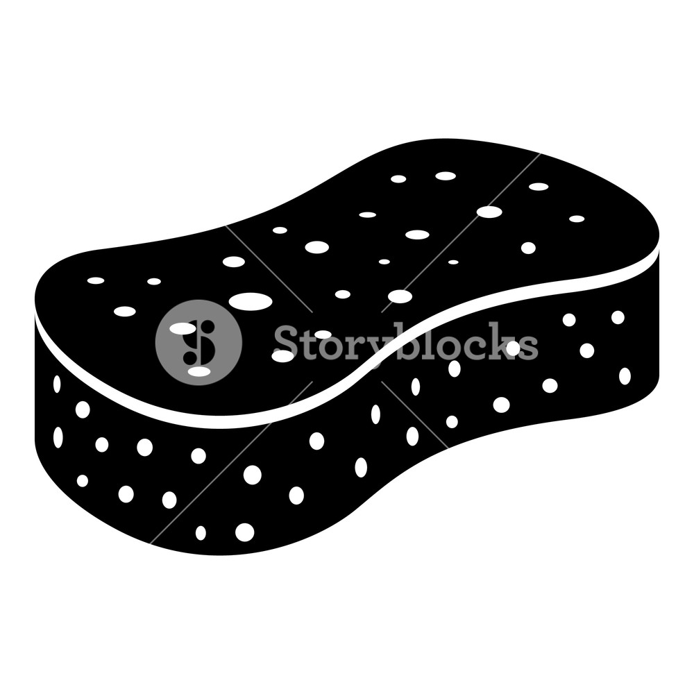 1000x1000 Sponge Icon Simple Illustration Of Sponge Vector Icon For Web