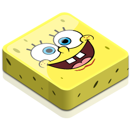 256x256 Spongebob Icon Smooth Social Iconset Evermor Design