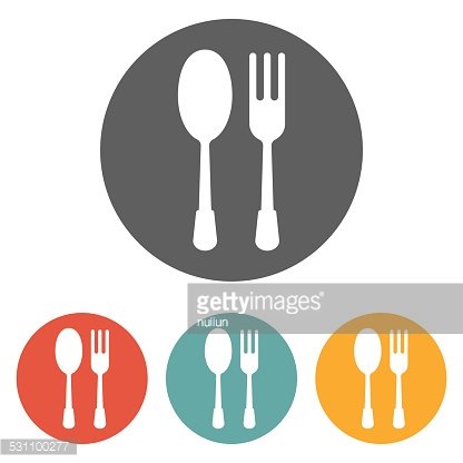 416x416 Spoon Fork Icon Premium Clipart