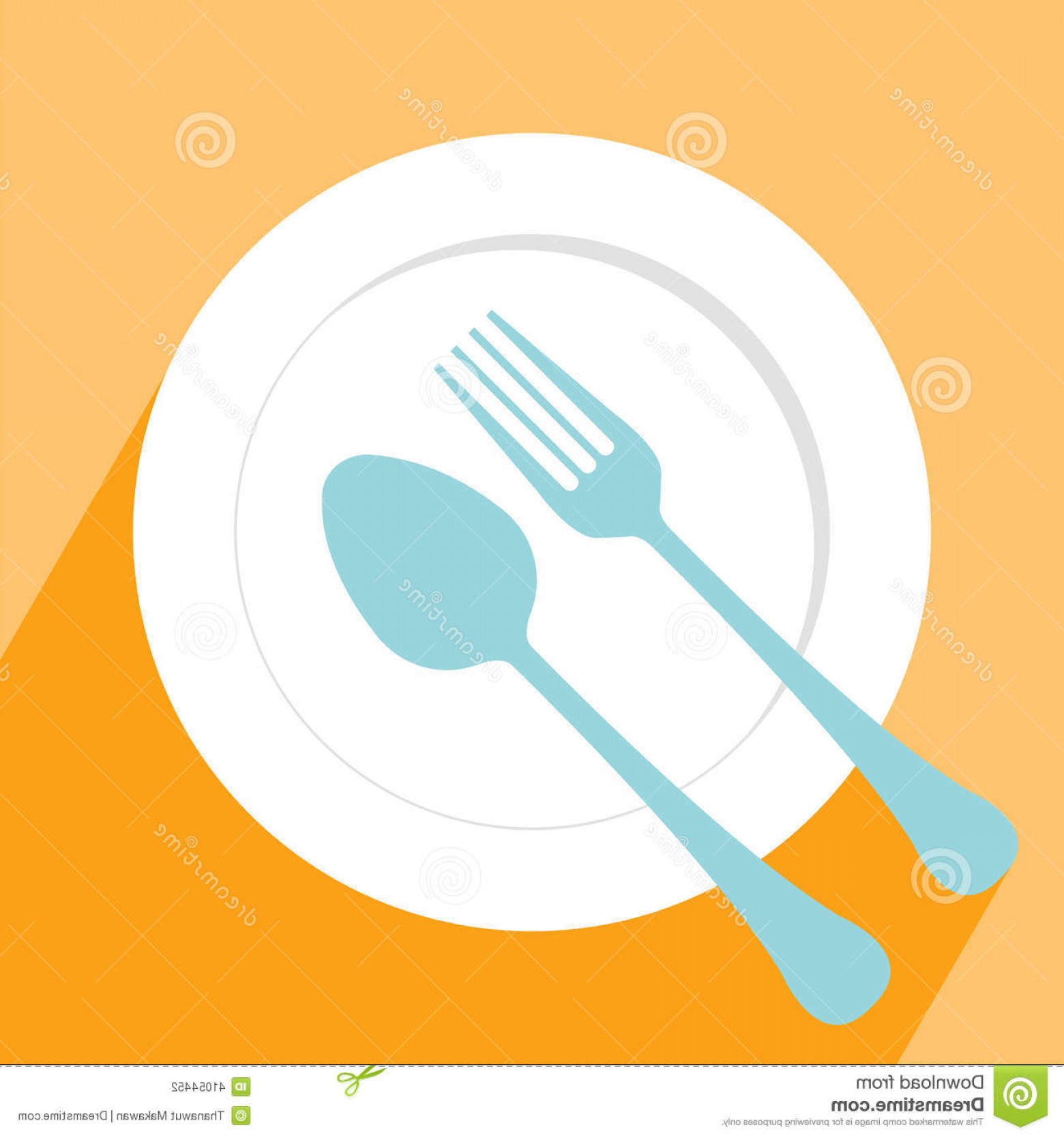 1560x1668 Stock Illustration Plate Spoon Fork Icon Symbol Elements Design