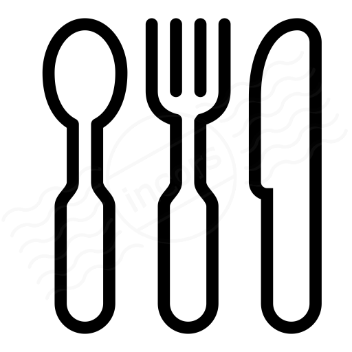 512x512 Iconexperience I Collection Knife Fork Spoon Icon