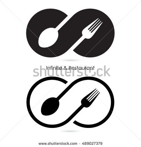 450x470 Infinity Restaurant Icon Food Infinity Icon Fork Spoon Icon