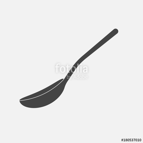 500x500 Vector Spoon Icon Stock Image And Royalty Free Vector