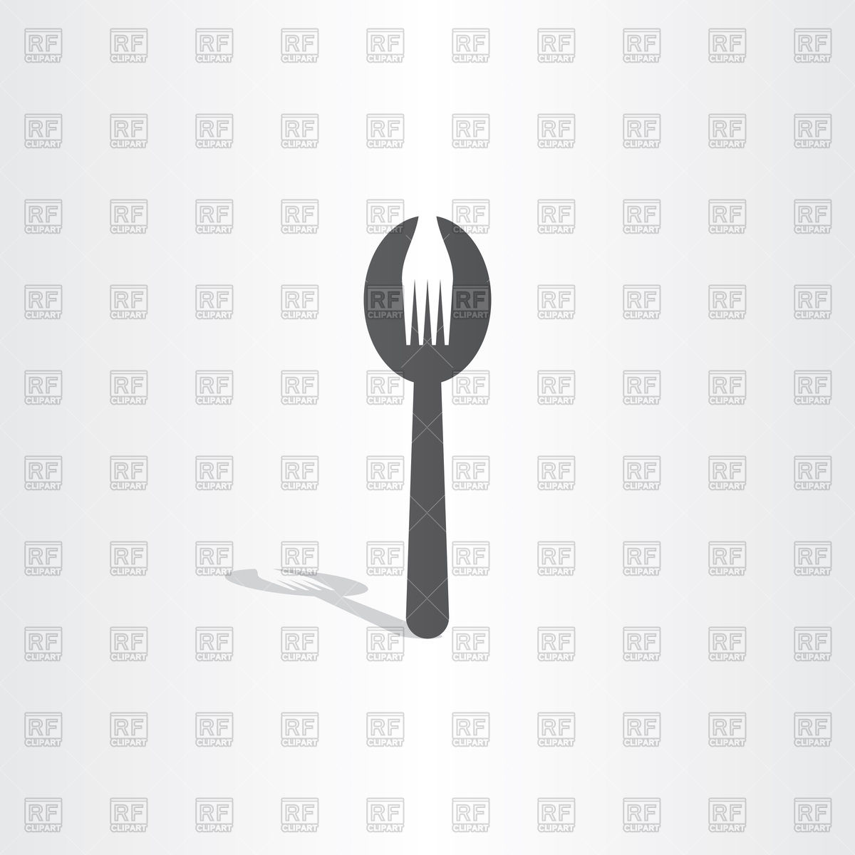 1200x1200 Fork Spoon Icon Vector Image Of Icons And Emblems Blaskorizov