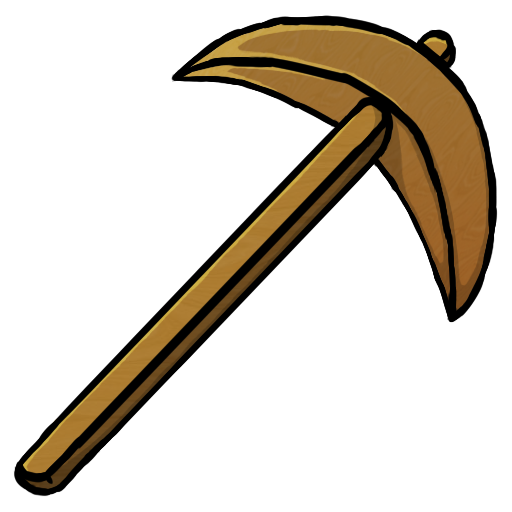 512x512 Wooden Pickaxe Icon Minecraft Iconset