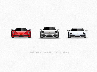 400x300 Sports Cars Icon Set