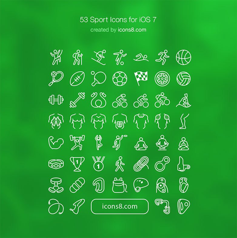 Sports Icon Pack 782x784 Sports Icon Pack