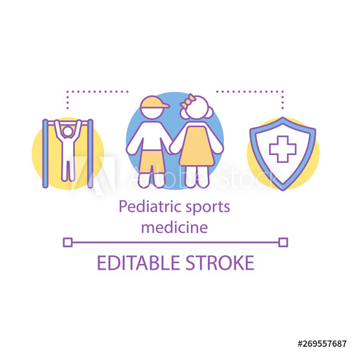 500x500 Pediatric Sports Medicine Concept Icon