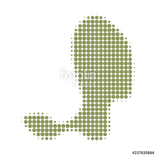 500x500 Spot Halftone Dotted Icon Halftone Pattern Contains Circle Dots