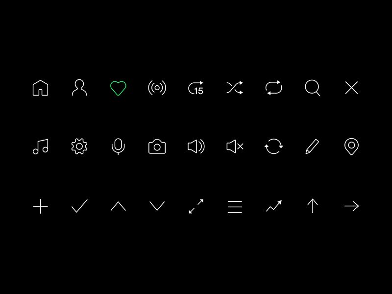 800x600 Spotify Icons Redesign