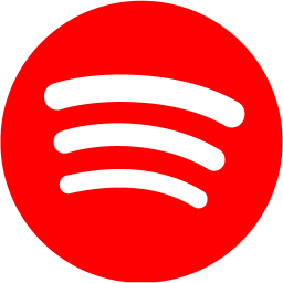 256x256 Red Spotify Icon