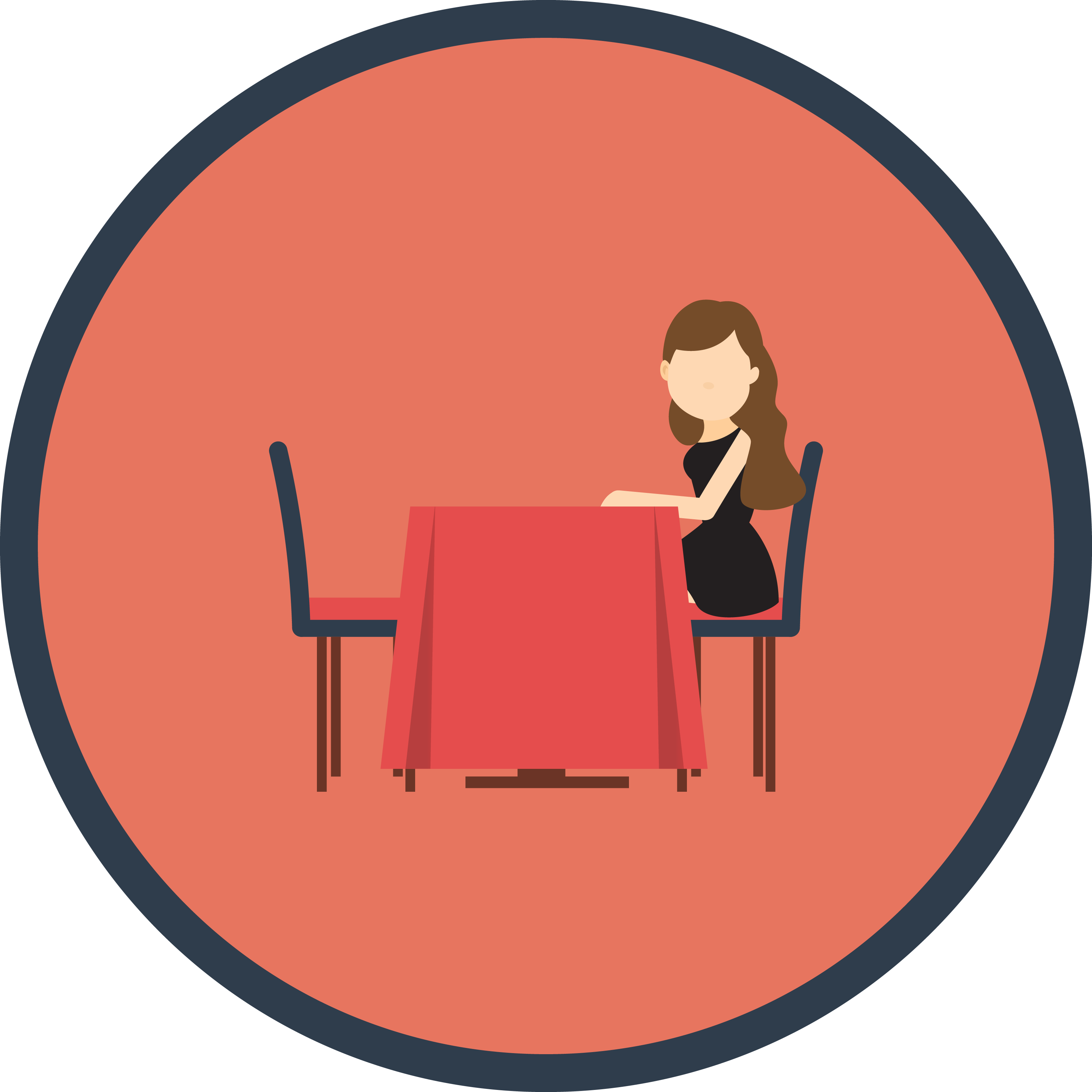 3146x3146 Clipart Table Empty Table