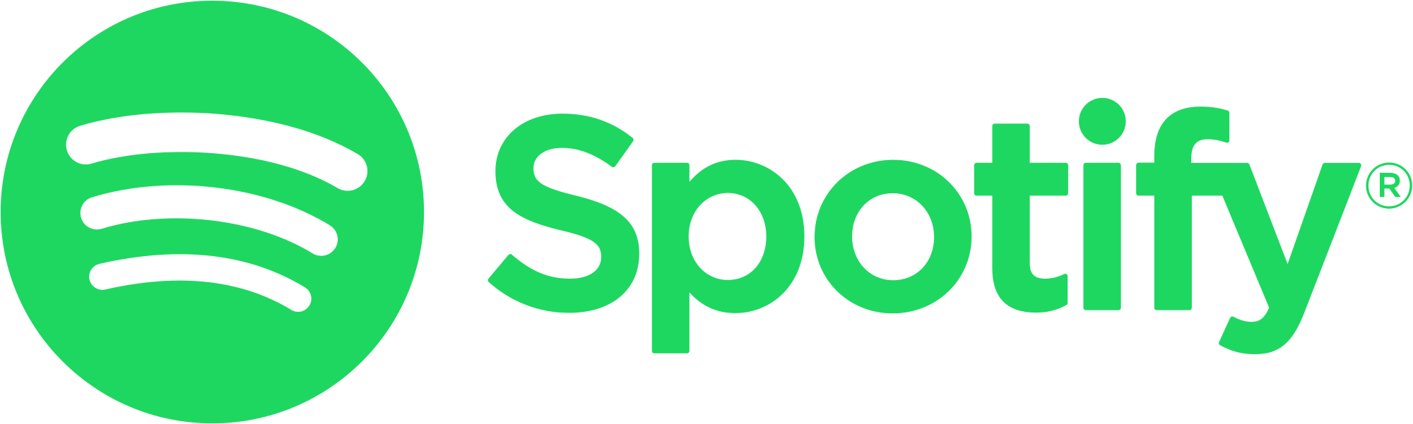 2000x601 Spotify Green Logo Transparent Png