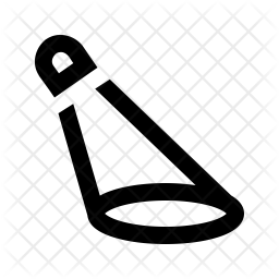 256x256 Spotlight Icon Of Line Style