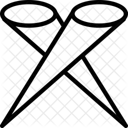 256x256 Spotlight Icon Of Line Style