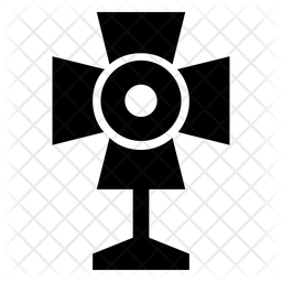 256x256 Spotlight Icon Of Glyph Style
