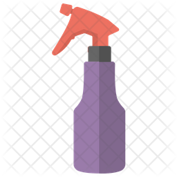 256x256 Spray Bottle Icon Of Flat Style