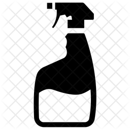 256x256 Spray Bottle Icon Of Glyph Style