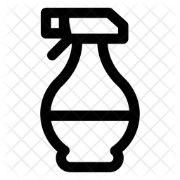 256x256 Spray Bottle Icon Of Line Style