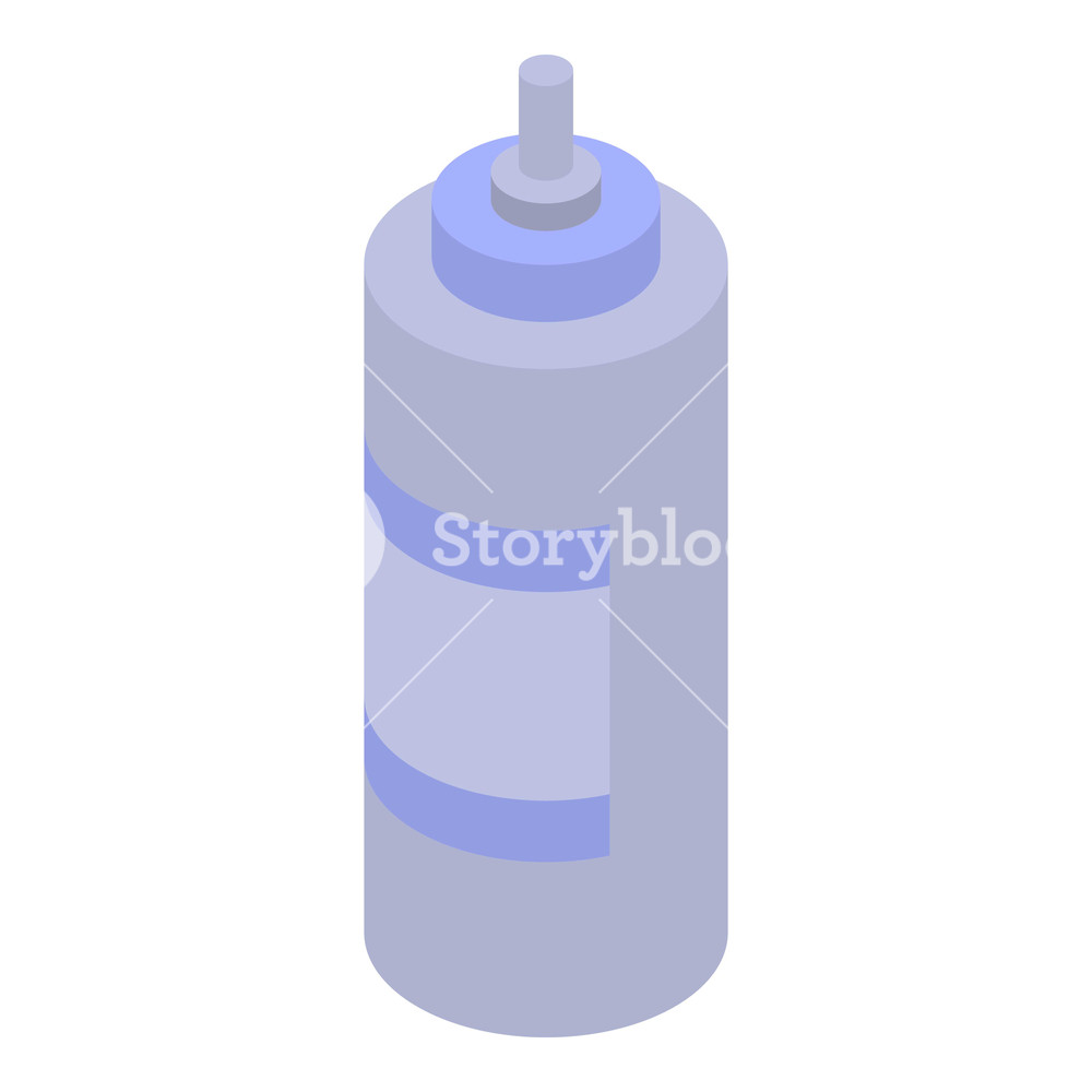 1000x1000 Paint Spray Bottle Icon Isometric Of Paint Spray Bottle Vector