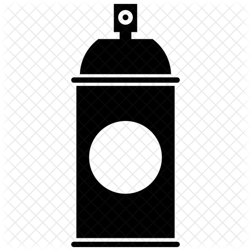 512x512 Spray Can Icon Of Glyph Style