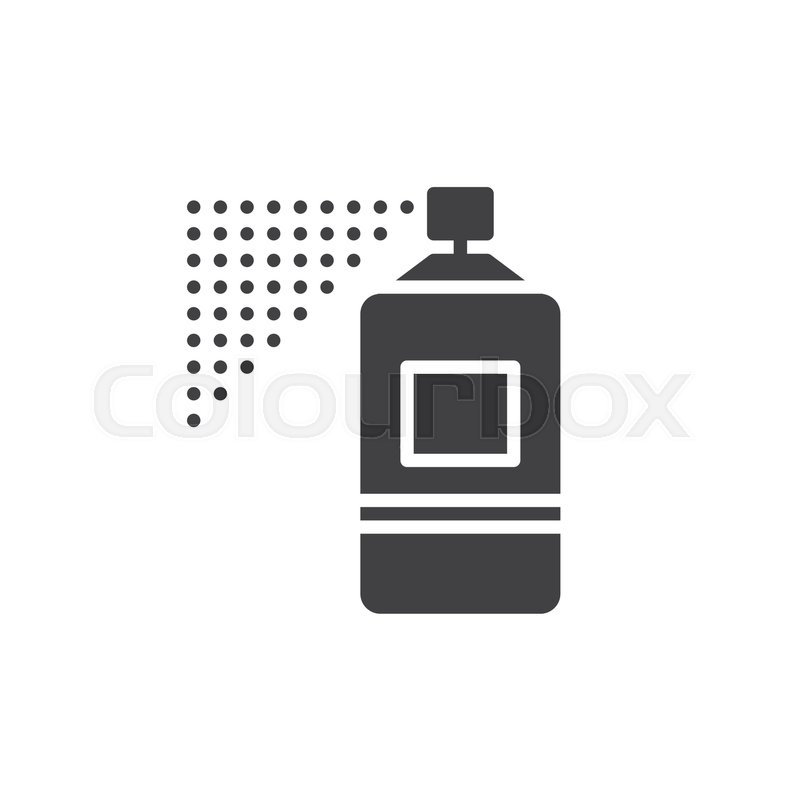 800x800 Spray Can Icon Vector, Filled Flat Stock Vector Colourbox
