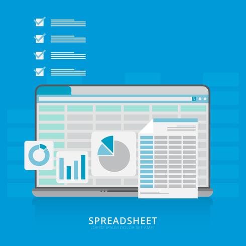 490x490 Spreadsheet Window Icon With Laptop And Diagram