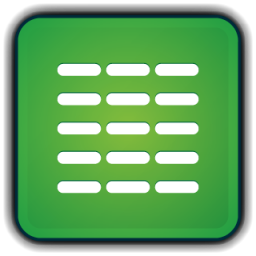 256x256 File, Spreadsheet Icon Free Of Rounded Square Icons