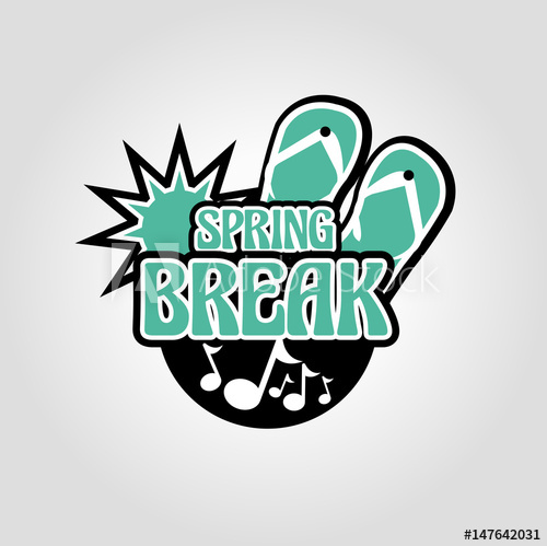 500x499 Spring Break Icon