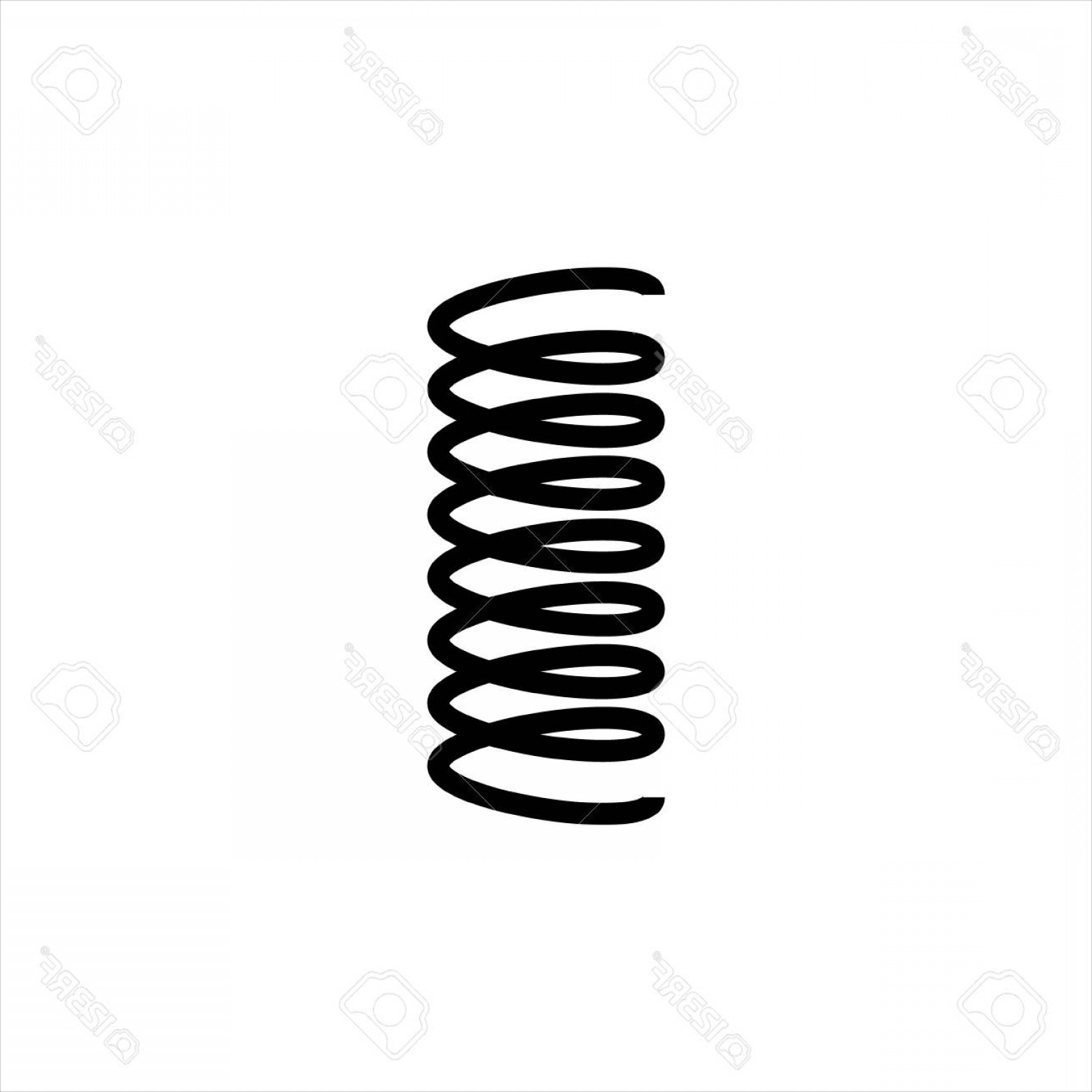 1560x1560 Photostock Vector Vector Illustration Black Silhouette Of Spring