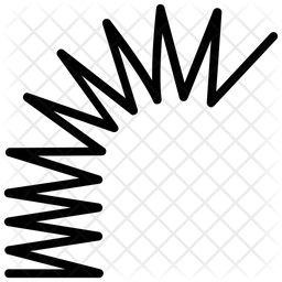 256x256 Spiral Spring Icon Of Line Style