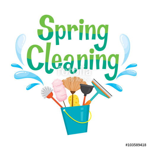 500x500 Spring Cleaning Letter Decorating And Cleaning Equipment