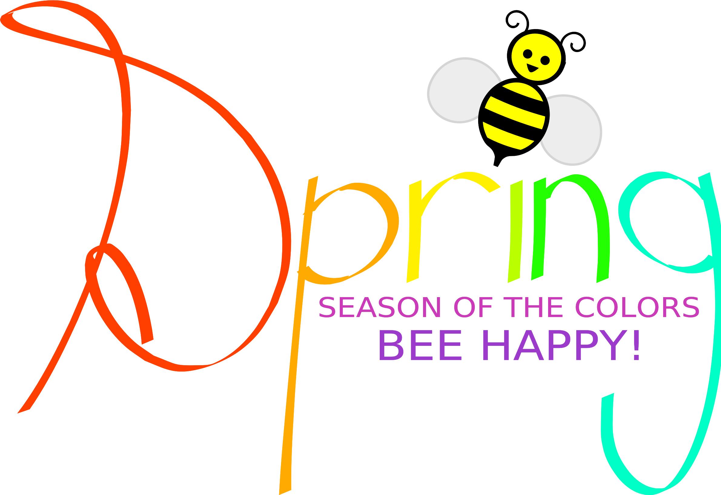 2381x1636 Spring Season Of The Colors Bee Happy! Icons Png