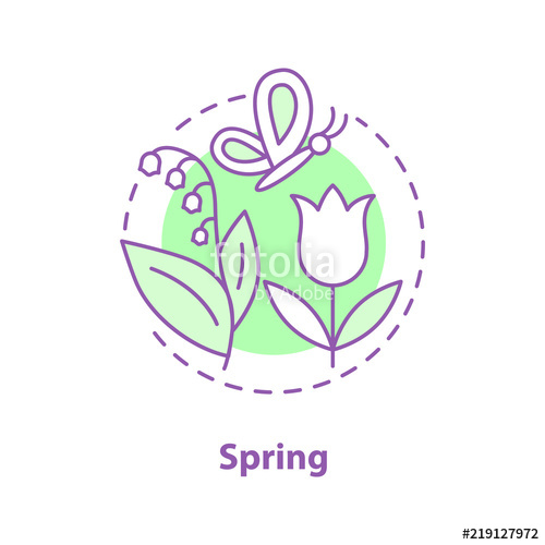 500x500 Spring Season Concept Icon Stock Image And Royalty Free Vector