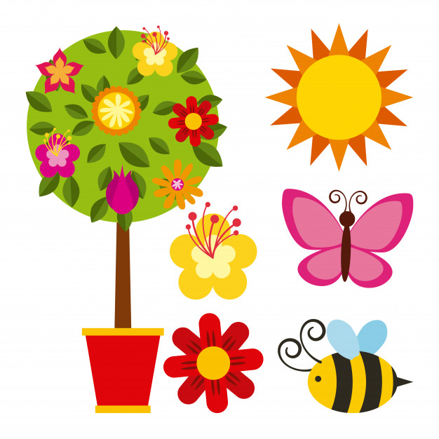626x626 Spring Season Icons Vector Premium Download