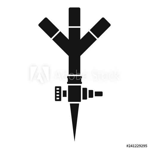 500x500 Garden Sprinkler Icon Simple Illustration Of Garden Sprinkler