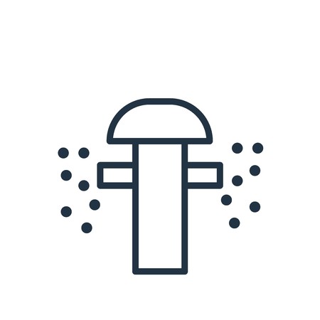 450x450 Sprinkler Icon Vector Isolated On White Background, Sprinkler