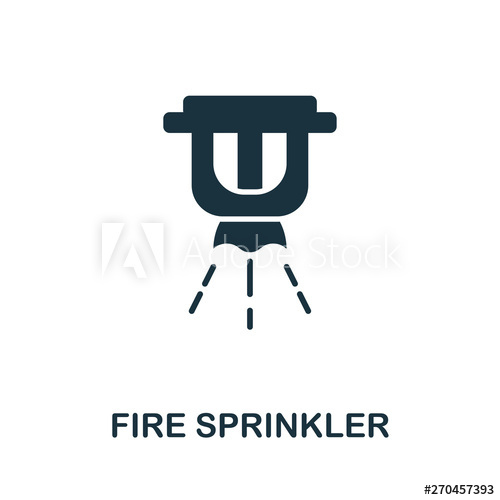 500x500 Fire Sprinkler Icon Creative Element Design From Fire Safety